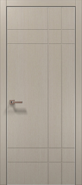 Ușă de Interior ST 19 – design minimalist cu linii gravate / Style - Carlo Porte www.olivy.ro