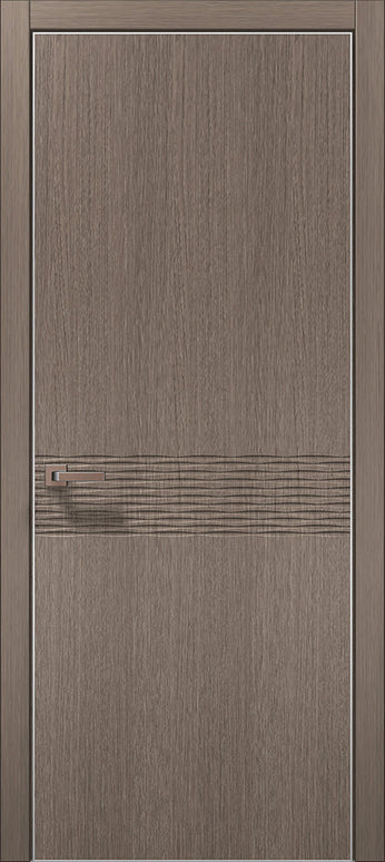 Ușă de Interior  ST 11 – textură valuri 3D / Style - Carlo Porte www.olivy.ro