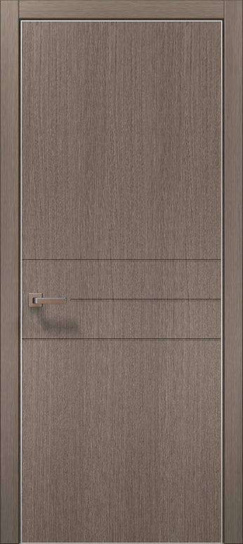 Ușă de interior ST-14 – minimalistă, cu două linii decorative / Style - Carlo Porte www.olivy.ro