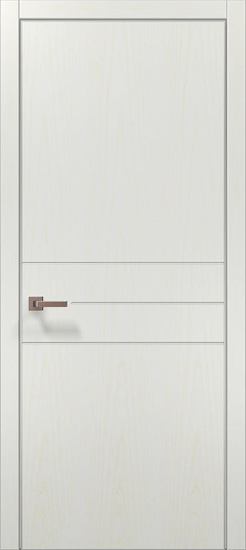 Ușă de interior ST-14 – minimalistă, cu două linii decorative / Style - Carlo Porte www.olivy.ro