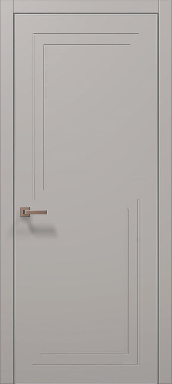 Ușă interior ST-17 – Design elegant cu linii decorative sculptate / Style - Carlo Porte www.olivy.ro