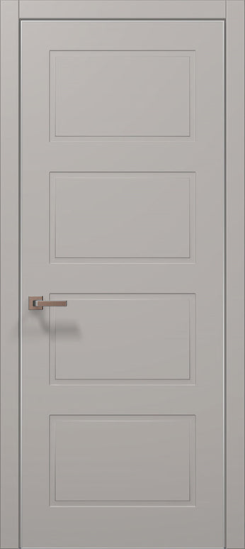 Ușă de Interior ST-24 cu 4 panouri gravate , stil clasic modern / Style - Carlo Porte www.olivy.ro