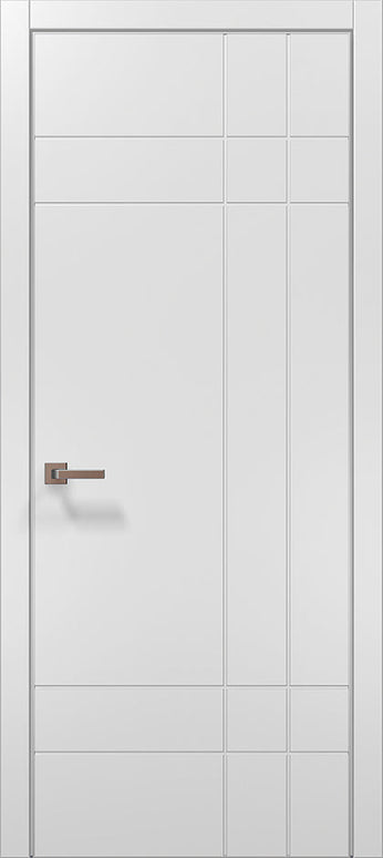 Ușă de Interior ST 19 – design minimalist cu linii gravate / Style - Carlo Porte www.olivy.ro