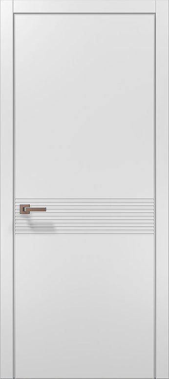 Ușă de Interior ST-33 cu frezare orizontală modernă  / Style - Carlo Porte www.olivy.ro