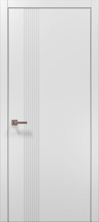 Ușă de Interior  ST-34 moderna , design vertical asimetric / Style - Carlo Porte www.olivy.ro