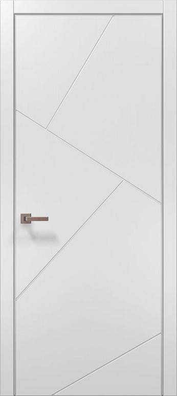 Ușă de interior ST-05 – Eleganță Geometrică cu 5 Panouri Clasice / Style - Carlo Porte www.olivy.ro