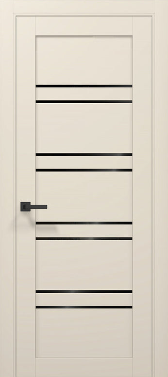 Ușă de interior T01 – Alb Mat cu Design Geometric Vertical  / Tetra -Carlo Porte www.olivy.ro