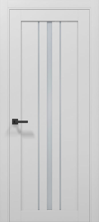 Ușă T03 Alb Mat sau Negru Mat – Design Vertical Triple Line - Tetra /Carlo Porte www.olivy.ro