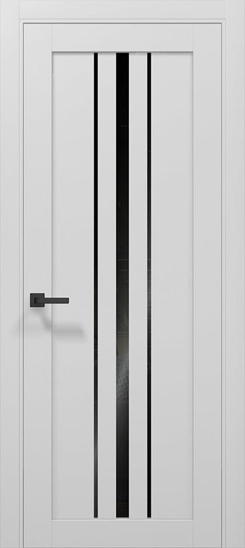 Ușă T03 Alb Mat sau Negru Mat – Design Vertical Triple Line - Tetra /Carlo Porte www.olivy.ro