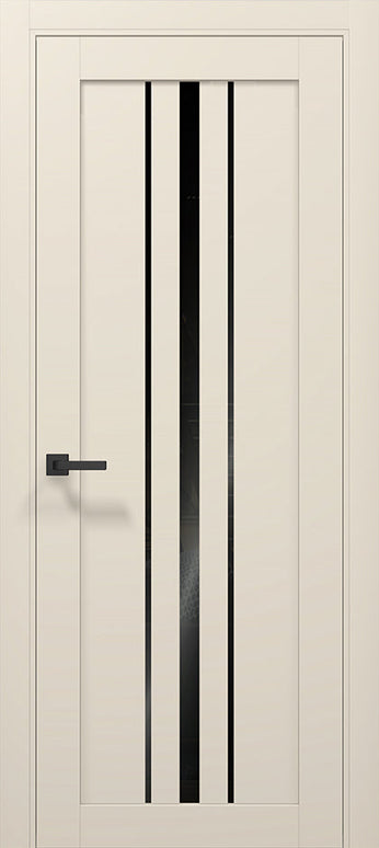 Ușă T03 Alb Mat sau Negru Mat – Design Vertical Triple Line - Tetra /Carlo Porte www.olivy.ro