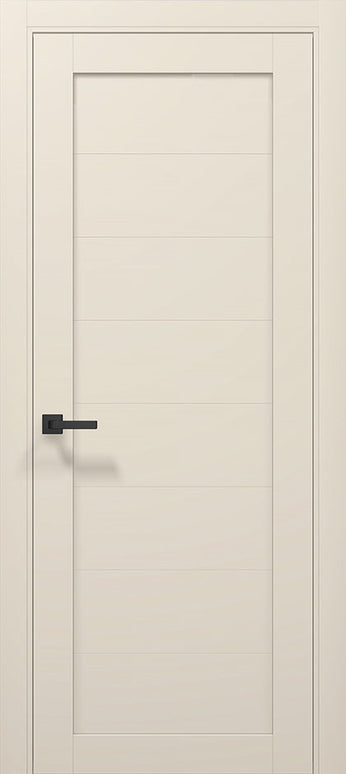 Ușă T04 Alb Mat – Design Orizontal Minimalist - Tetra / Carlo Porte www.olivy.ro