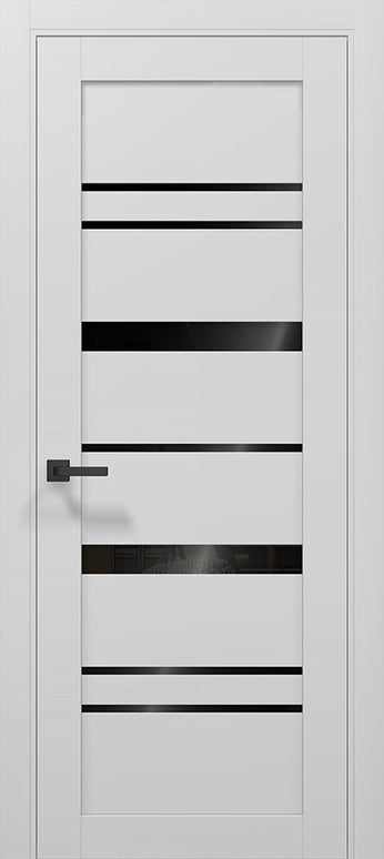 Ușă T05 Gri Mat – Design Tehnic cu Linii Orizontale - Tetra/Carlo Porte www.olivy.ro