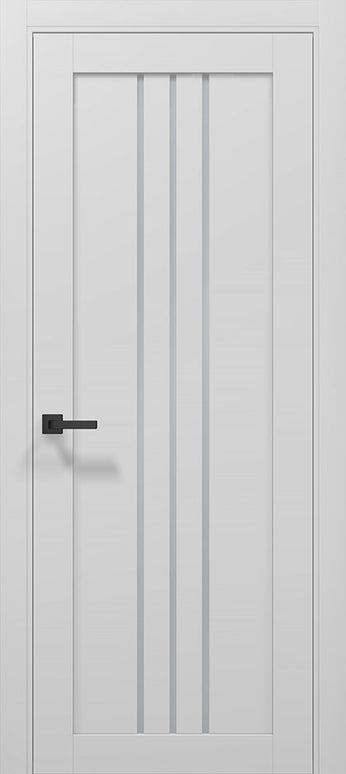 Ușă T06 Alb Mat – Design Triplu Vertical Simetric / Tetra- Carlo Porte www.olivy.ro