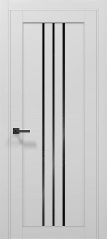 Ușă T06 Alb Mat – Design Triplu Vertical Simetric / Tetra- Carlo Porte www.olivy.ro