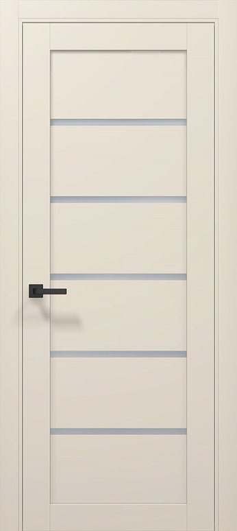 Ușă T07 Gri Mat – Design Orizontal cu 4 Segmente - Tetra / Carlo - Porte www.olivy.ro