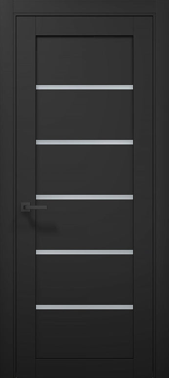 Ușă T07 Gri Mat – Design Orizontal cu 4 Segmente - Tetra / Carlo - Porte www.olivy.ro