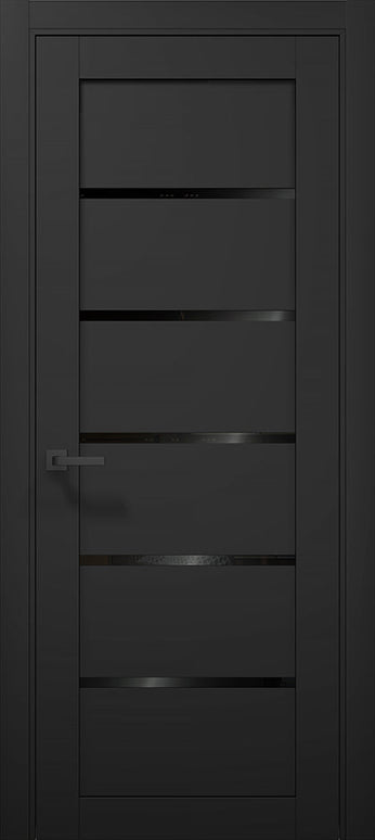 Ușă T07 Gri Mat – Design Orizontal cu 4 Segmente - Tetra / Carlo - Porte www.olivy.ro