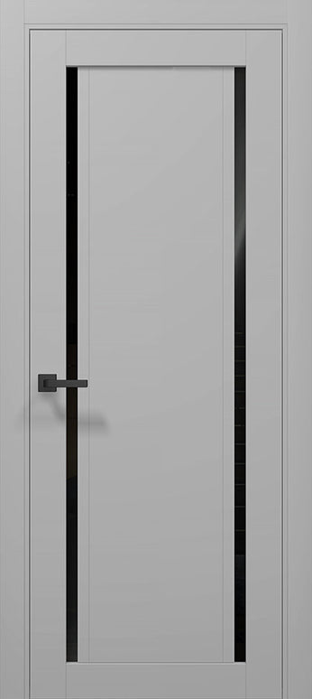 Ușă T10 Alb Mat – Design Minimalist cu Decupaj Vertical / Tetra-Carlo Porte www.olivy.ro