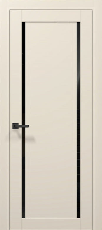 Ușă T10 Alb Mat – Design Minimalist cu Decupaj Vertical / Tetra-Carlo Porte www.olivy.ro