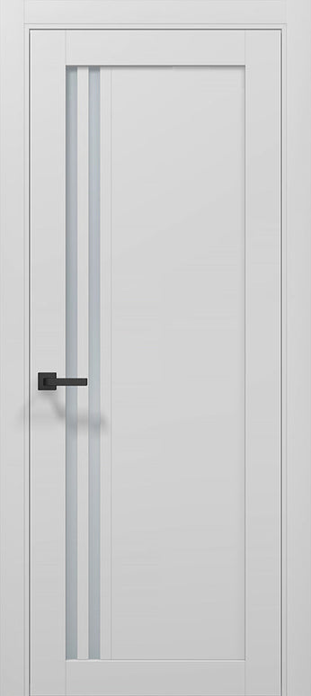 Ușă T11 Gri Mat – Design Vertical Dublu, Minimalist / Tetra- Carlo Porte www.olivy.ro