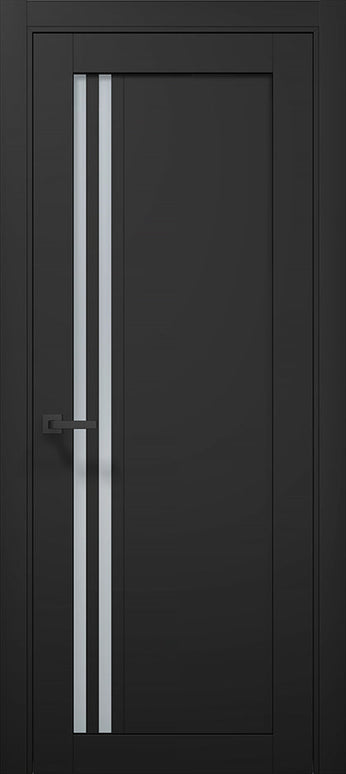 Ușă T11 Gri Mat – Design Vertical Dublu, Minimalist / Tetra- Carlo Porte www.olivy.ro