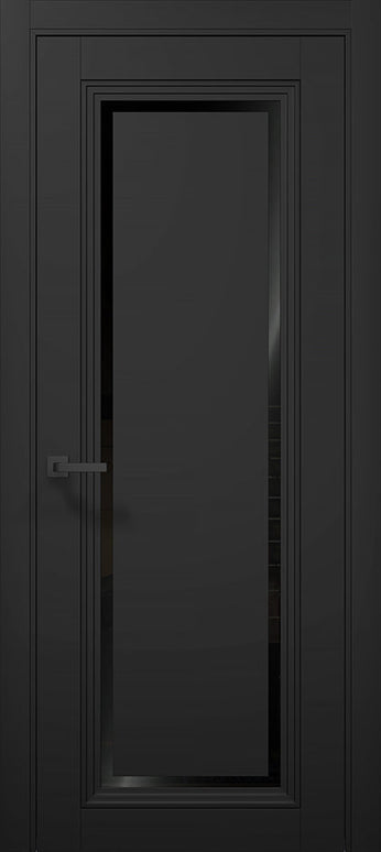 Ușă T16 – Eleganță Clasică în Gri Mat - Tetra / Carlo Porte www.olivy.ro