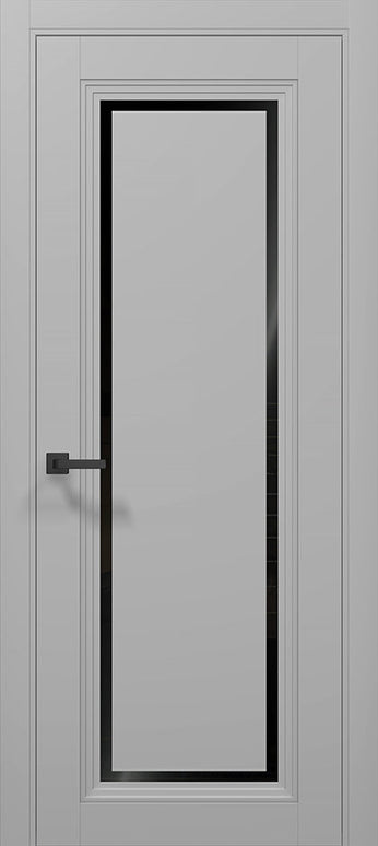 Ușă T16 – Eleganță Clasică în Gri Mat - Tetra / Carlo Porte www.olivy.ro