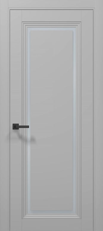 Ușă T16 – Eleganță Clasică în Gri Mat - Tetra / Carlo Porte www.olivy.ro
