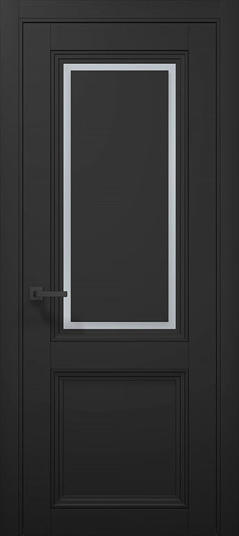 🔸 Ușă interior T17 cu geam sablat  – Eleganță clasică, adaptabilitate modernă / Tetra-Carlo Porte www.olivy.ro