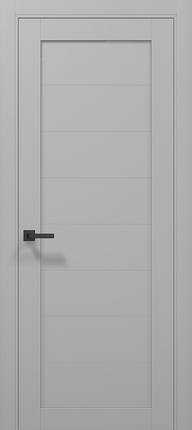 Ușă T04 Alb Mat – Design Orizontal Minimalist, Toc Reglabil Inclus (Pe Comandă) Tetra- Carlo Porte