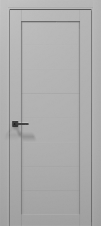 Ușă T04 Alb Mat – Design Orizontal Minimalist, Toc Reglabil Inclus (Pe Comandă) Tetra- Carlo Porte