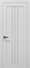 Ușă T06 Alb Mat – Design Triplu Vertical Simetric, Toc Reglabil Inclus (Pe Comandă) Tetra- Carlo Porte