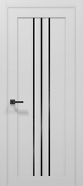 Ușă T06 Alb Mat – Design Triplu Vertical Simetric, Toc Reglabil Inclus (Pe Comandă) Tetra- Carlo Porte
