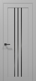 Ușă T06 Alb Mat – Design Triplu Vertical Simetric, Toc Reglabil Inclus (Pe Comandă) Tetra- Carlo Porte