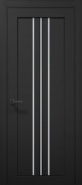 Ușă T06 Alb Mat – Design Triplu Vertical Simetric, Toc Reglabil Inclus (Pe Comandă) Tetra- Carlo Porte