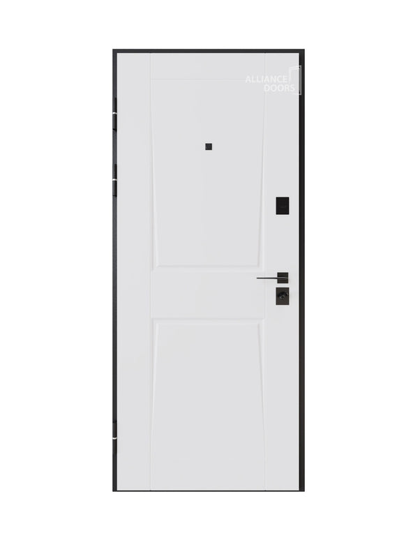 Usa intrare Torino (Soft touch maro / alb mat)