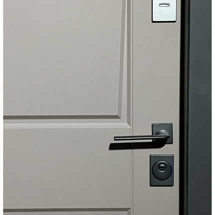 Usa intrare Torino (Soft touch maro / alb mat)