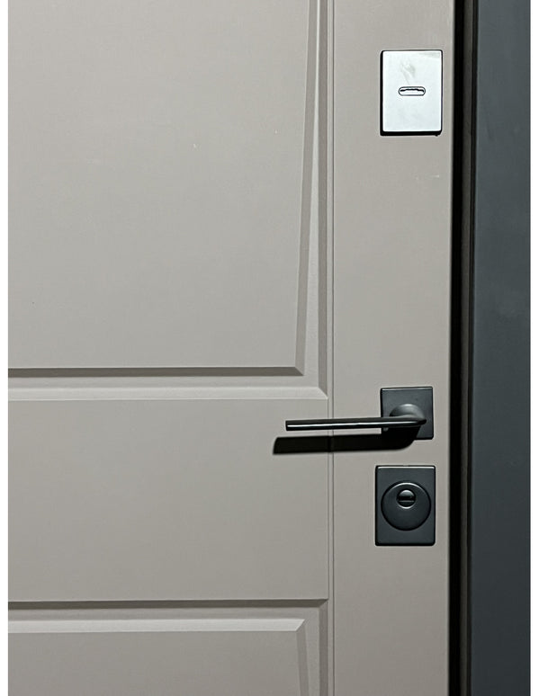 Usa intrare Torino (Soft touch maro / alb mat)