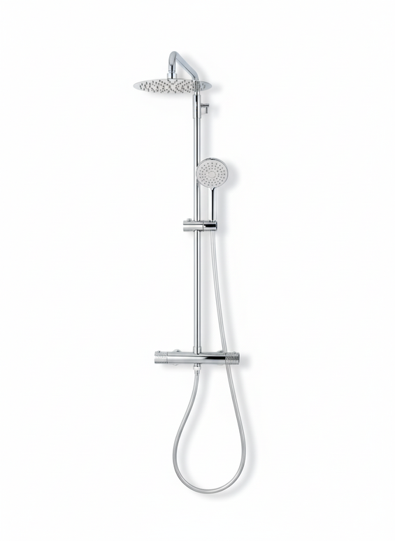 Set duș termostatic Thermostatic Lux Chrome – confort și design premium