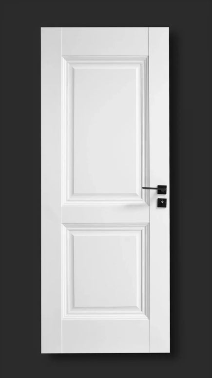 Ușă de interior albă JYA-067 cu toc reglabil – modernă, ușor de montat www.olivy.ro