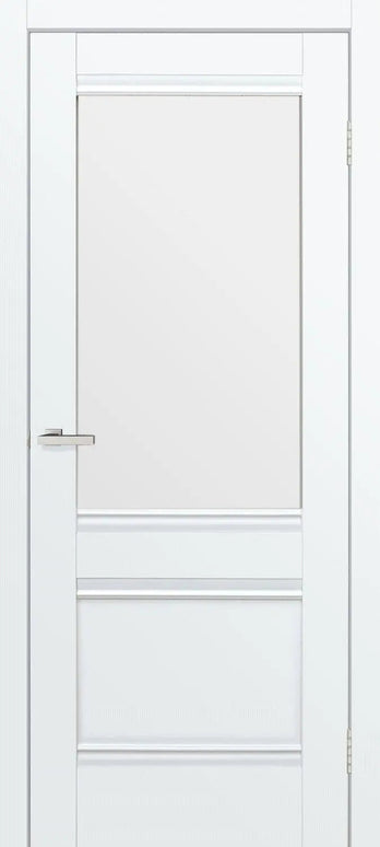 Ușă interior Valencia G White Silk Mat-Sticlă satinată