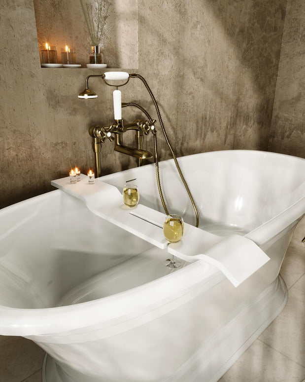 Suport pentru cadă Venice, Alb Miraggio