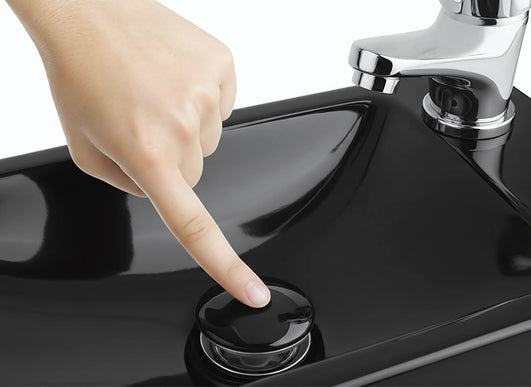 Ventil click-clack, ceramic, G1¼, finisaj negru