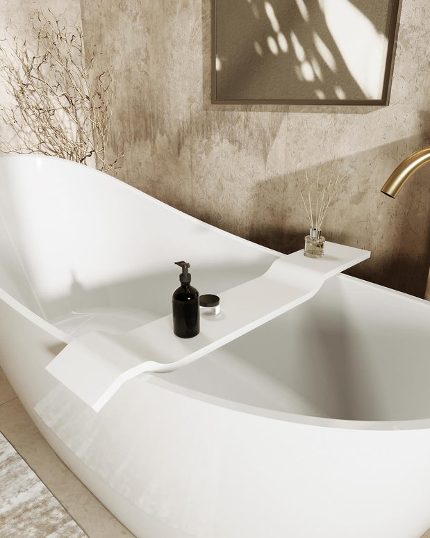 Suport pentru cadă Verona, Alb Miraggio