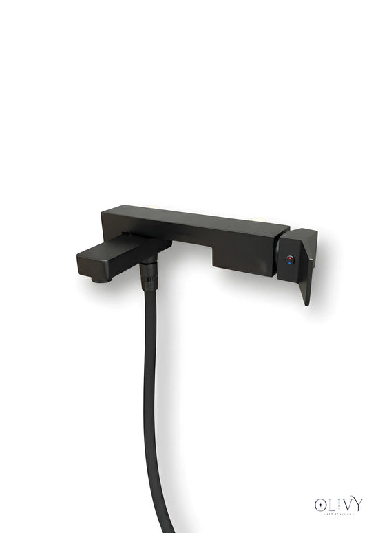 Set duș complet și cada – coloana de duș cu baterie, cap fix de cada