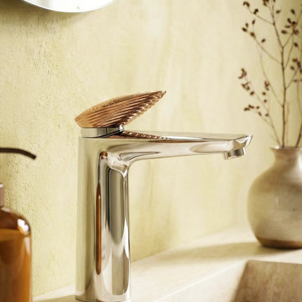 Baterie lavoar – Mevai – Crom + Rose gold