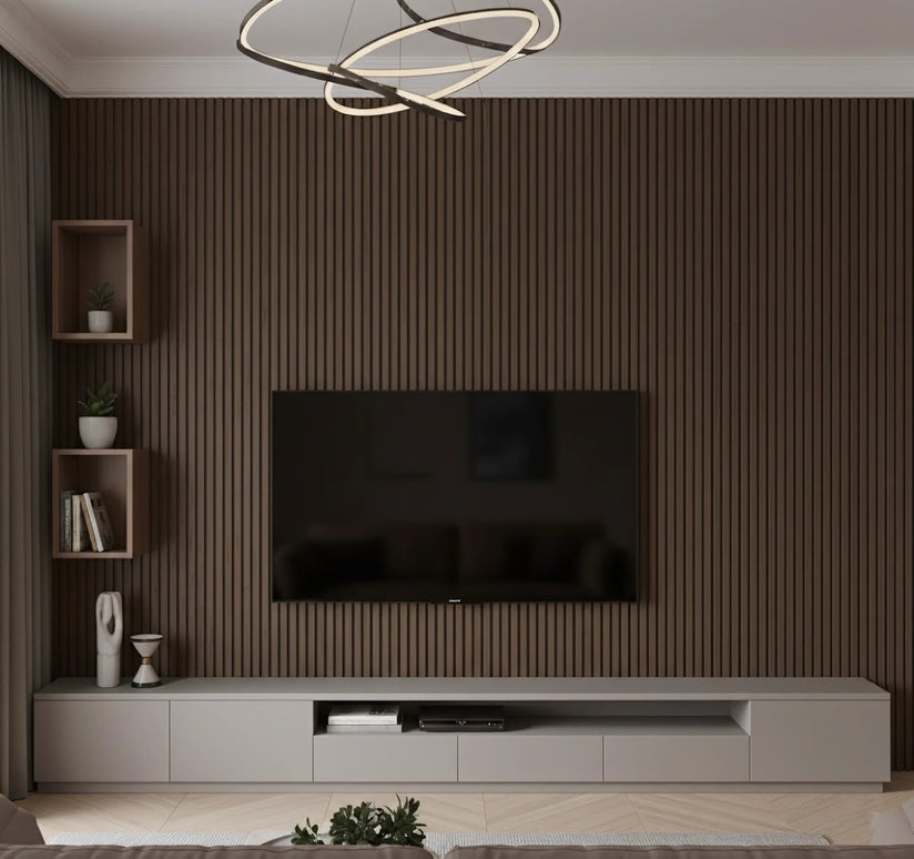 Panou riflaj Parallel Line ZH1V2509 – nuc închis cu fundal negru