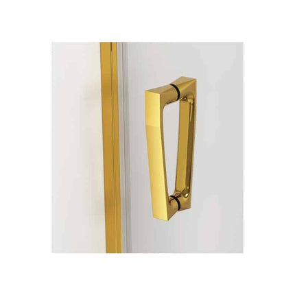 Cabina de dus SanSwiss Cadura Opal 80×80 cm cu deschidere dreapta Auriu