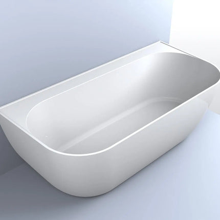 Cadă din compozit albă lucioasă Maddalena Miraggio