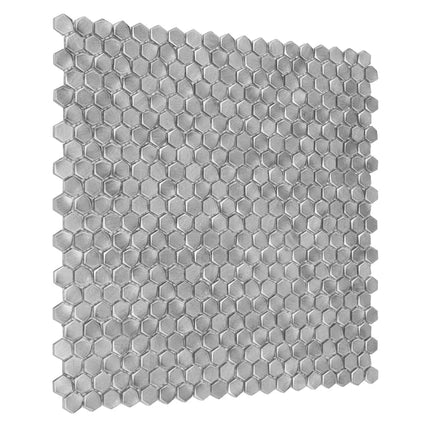 Mozaic Allumi Silver Hexagon 14 30×30